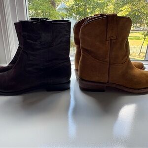 Frye Dark Brown Leather Boots